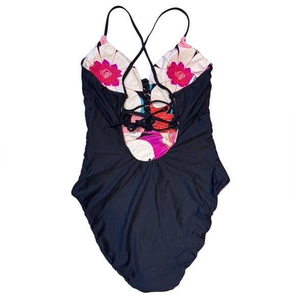 La Blanca Multi Full Bloom Reversible One-Piece Swimsuit - Picture 13 of 16
